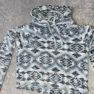 Derek Heart Cropped Sweater